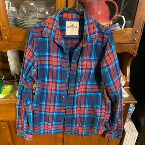 Plaid hollister button up
